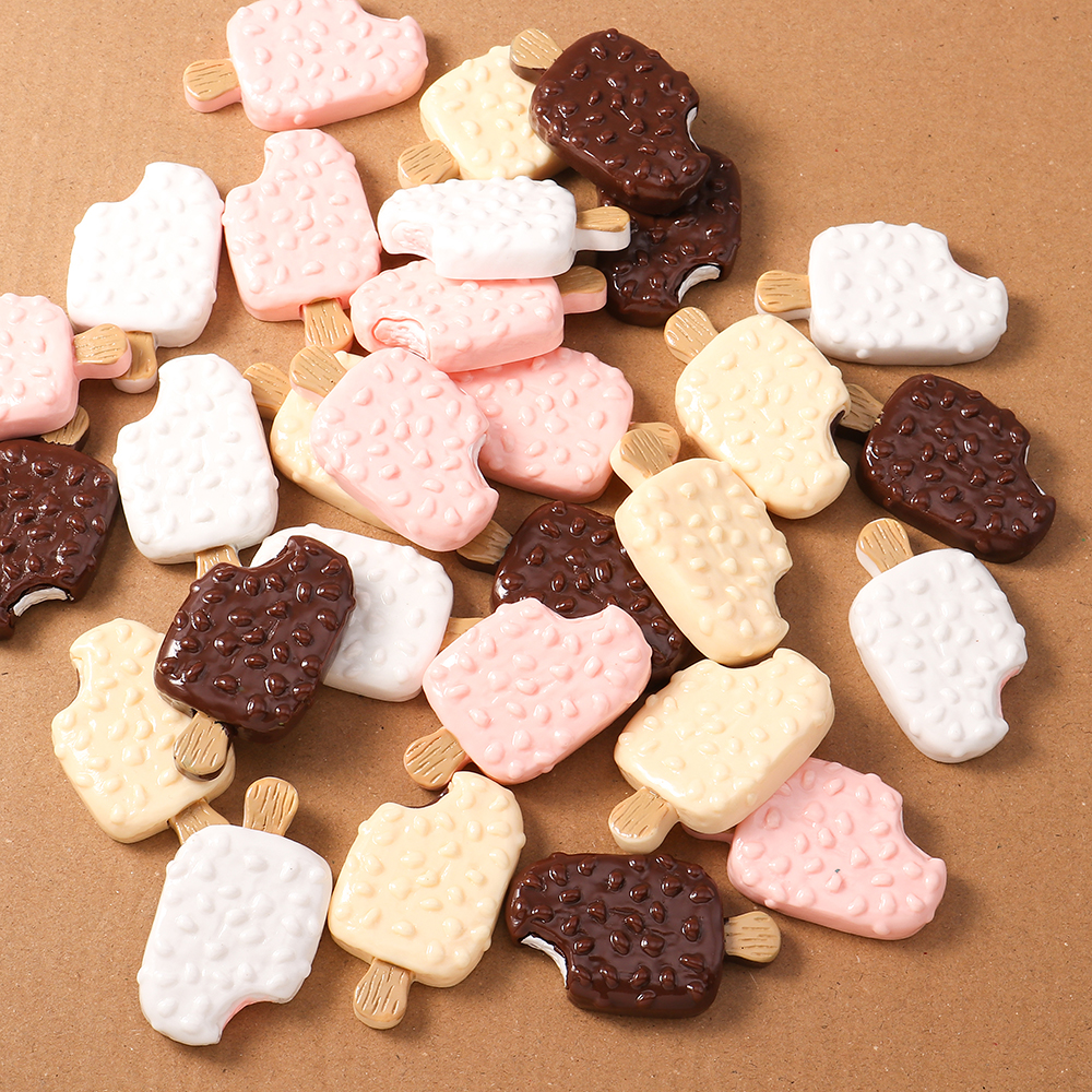 4pcs Simulation Food Ice Cream - Embellishments For Scrapbooking 리뷰 및 가격