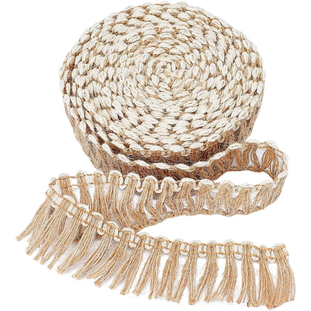 5 Meters Burlap Fringe Tassel  - Tassel Fringe Trim 리뷰 및 가격