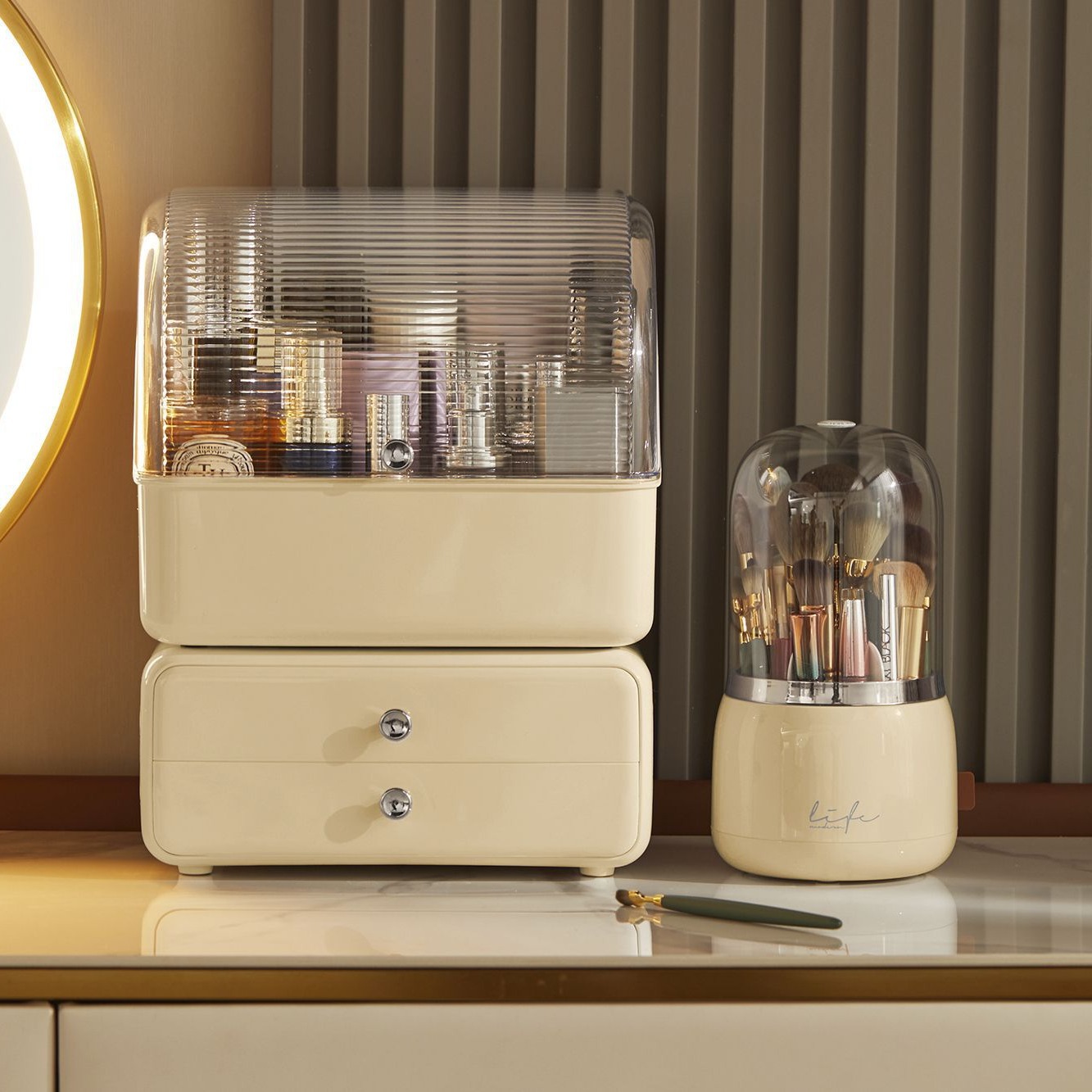 Desktop Cosmetics Storage Box  - Craft Embellishment Storage 리뷰 및 가격