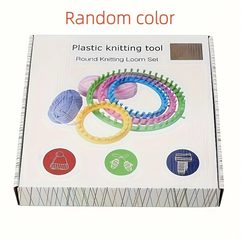 4 Size Round Plastic Scarf Kni - Pom Pom Maker Tool 리뷰 및 가격