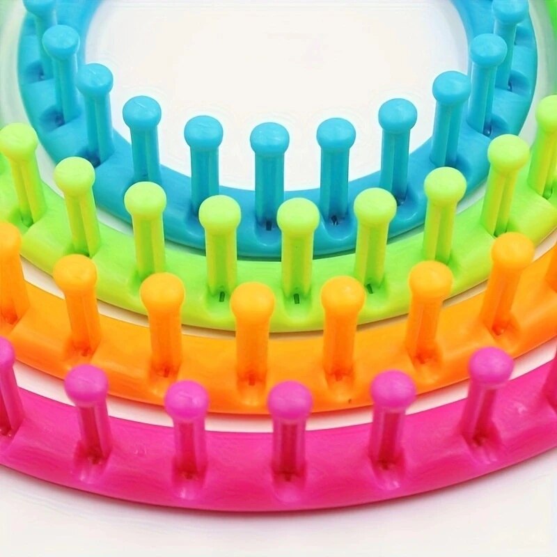 4 Size Round Plastic Scarf Kni - Pom Pom Maker Tool 리뷰 및 가격