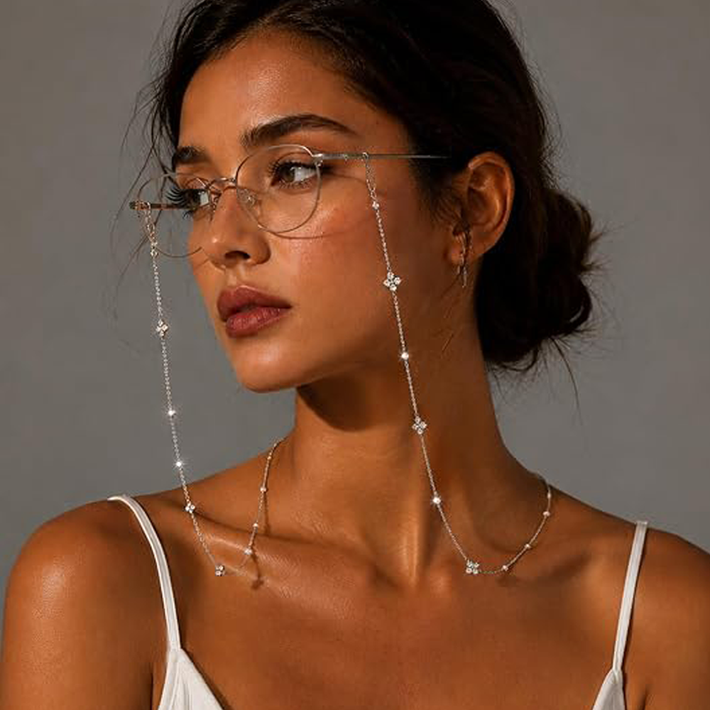Eyeglass Chain Sunglasses Lany - Pearl Trim Chain 리뷰 및 가격