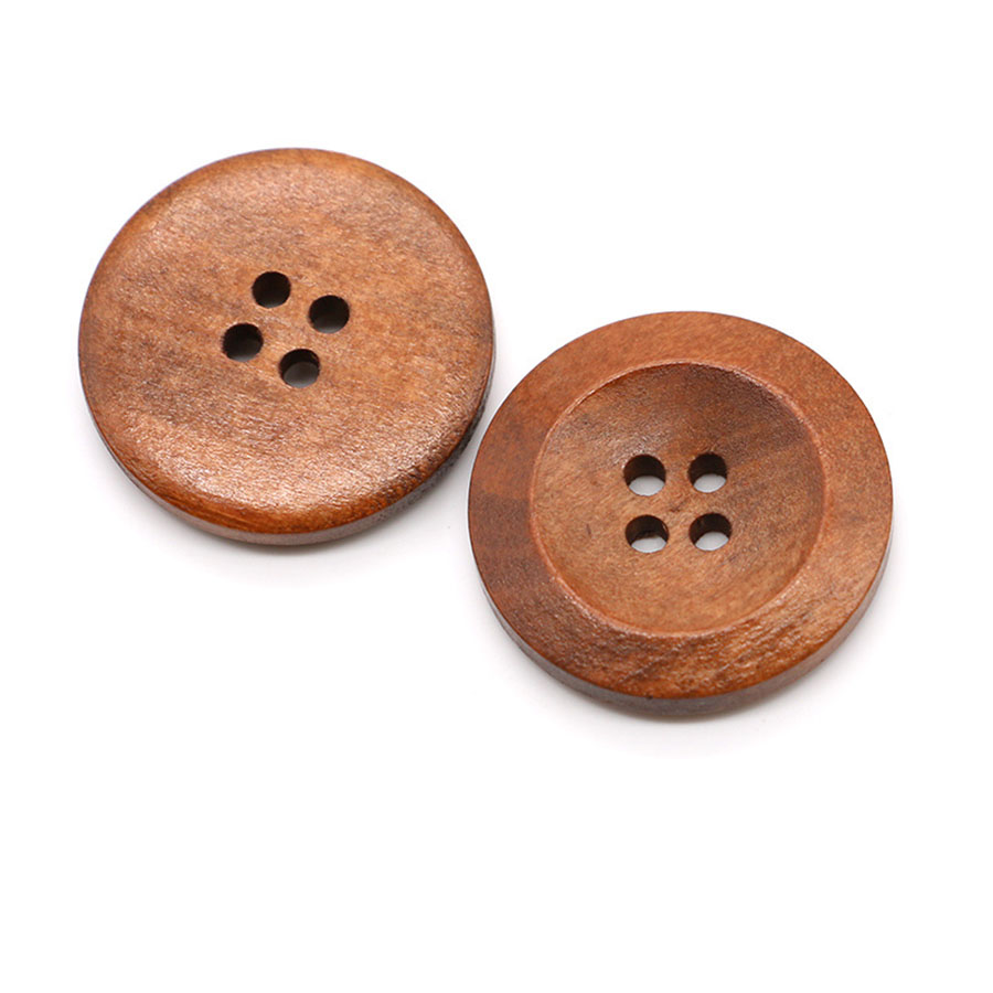 10pcs 18mm Round Wooden Button - Embellishments For Scrapbooking 리뷰 및 가격