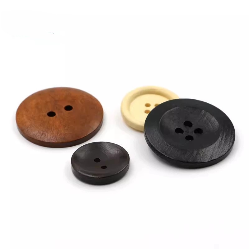 10pcs 18mm Round Wooden Button - Embellishments For Scrapbooking 리뷰 및 가격