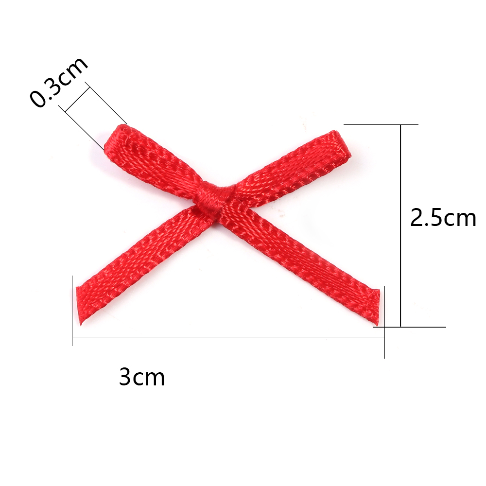 50Pcs 2.5x3cm Ribbons Mini Sat - Embellishments For Scrapbooking 리뷰 및 가격