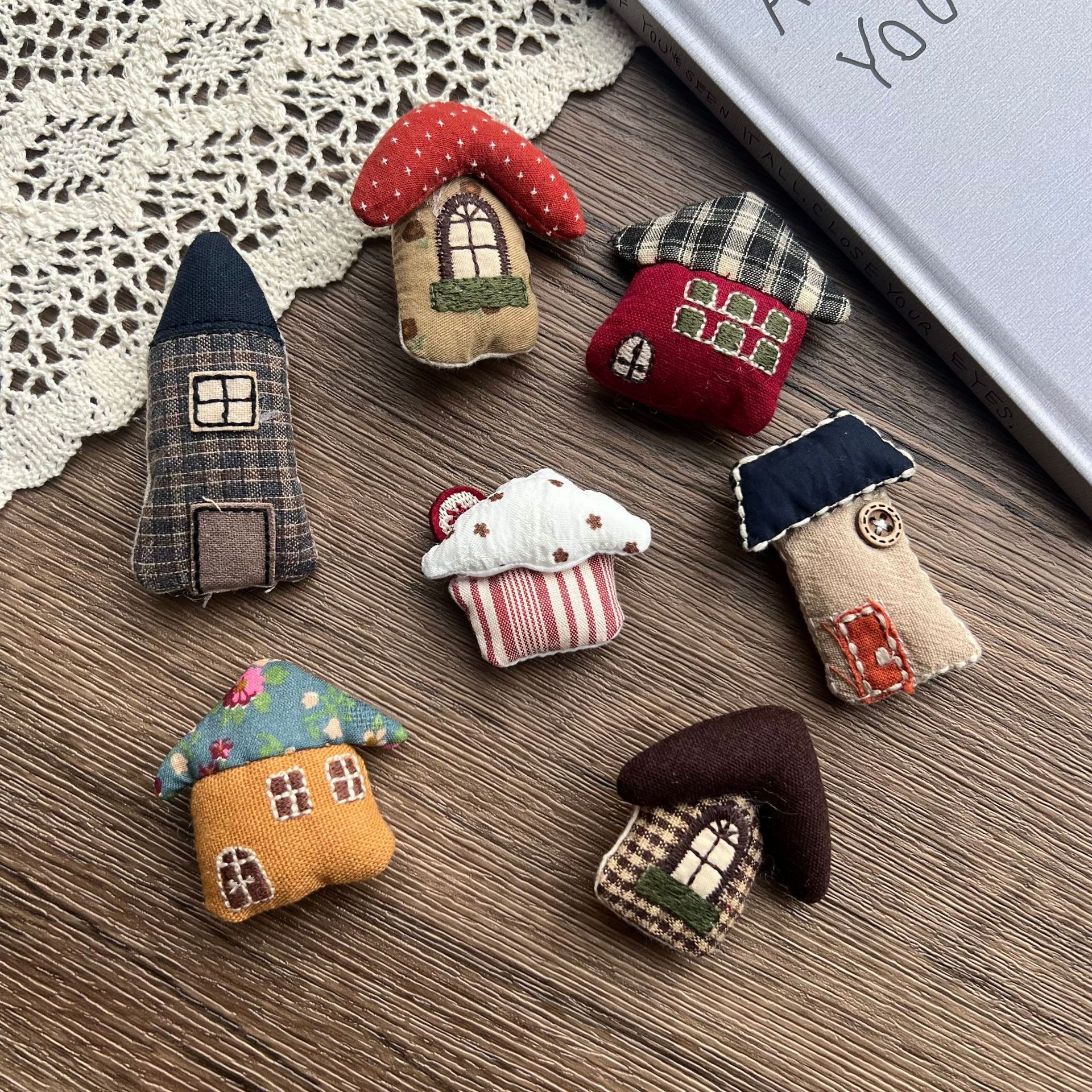 Stuffed Fabric Mushroom House  - Embellish Craft 리뷰 및 가격
