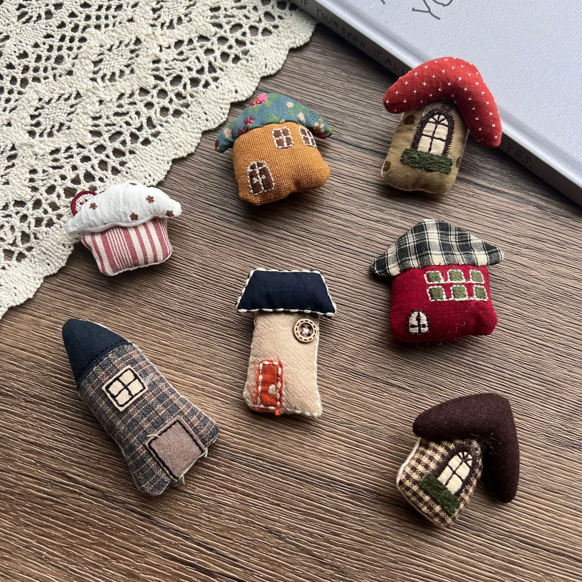 Stuffed Fabric Mushroom House  - Embellish Craft 리뷰 및 가격