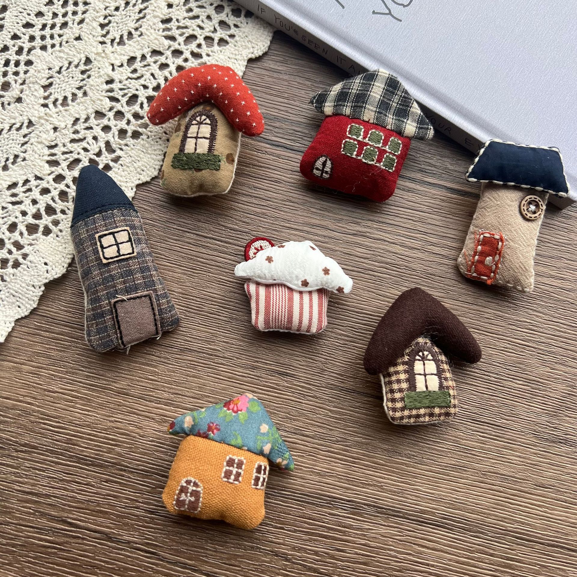 Stuffed Fabric Mushroom House  - Embellish Craft 리뷰 및 가격
