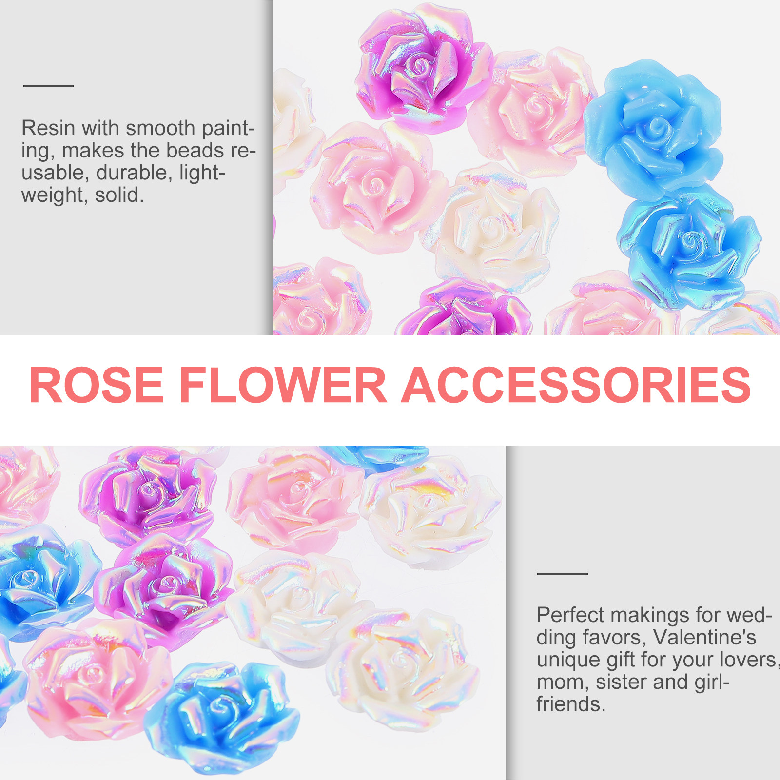 20Pcs Rose Flower Phone Case A - Embellish Craft 리뷰 및 가격