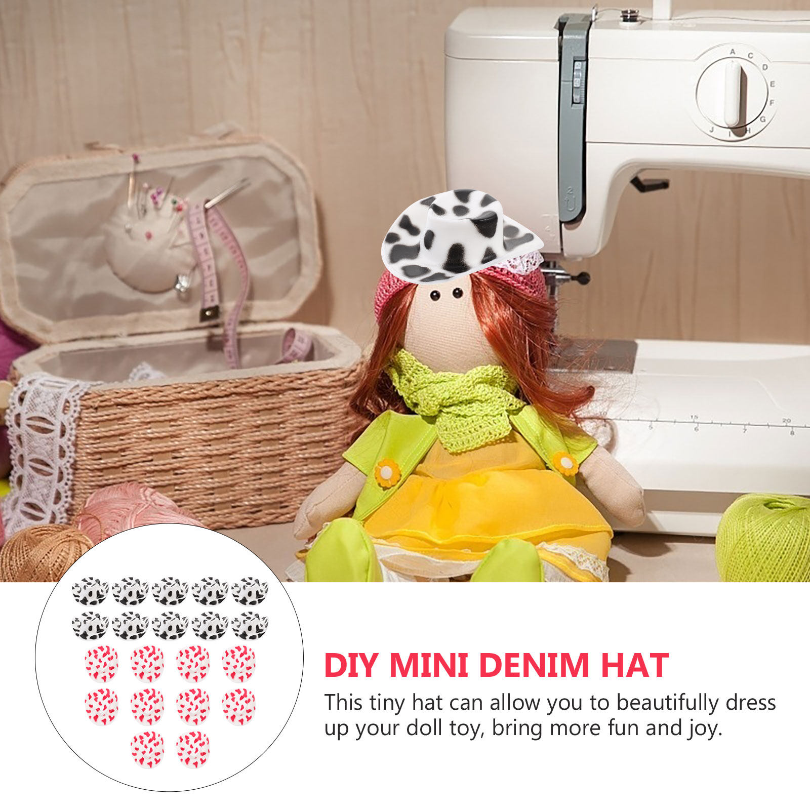 20Pcs Miniature Cowboy Hats Sm - Embellish Craft 리뷰 및 가격