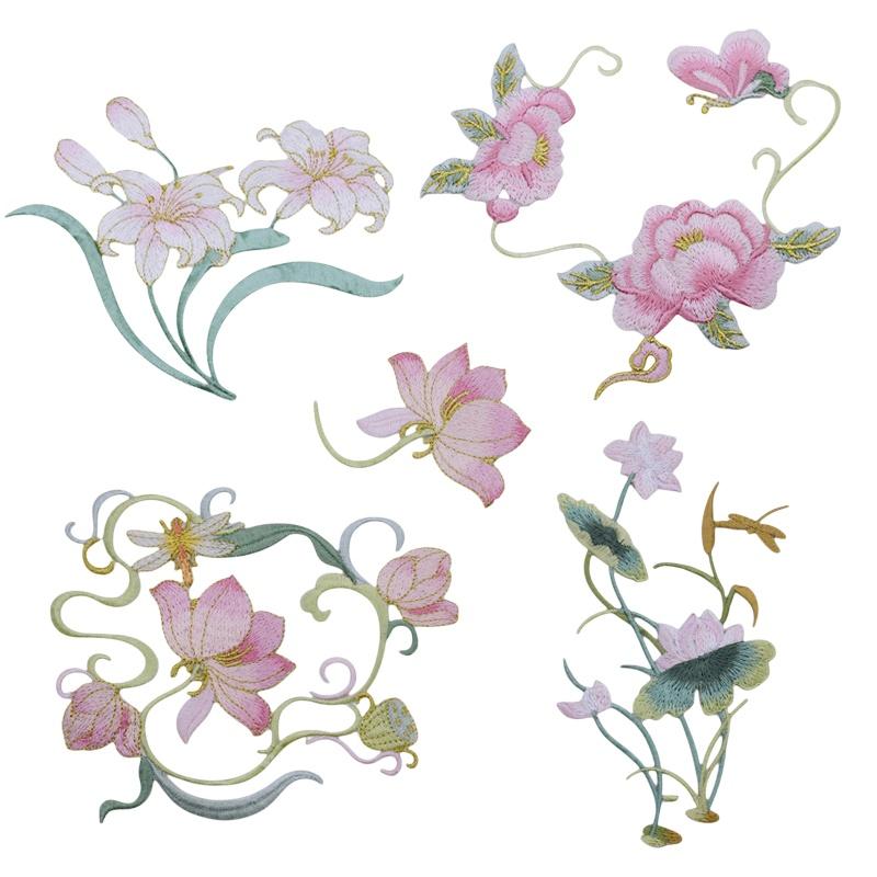 1Pcs Iron On Embroidered Flowe - Applique Patch Flower 리뷰 및 가격