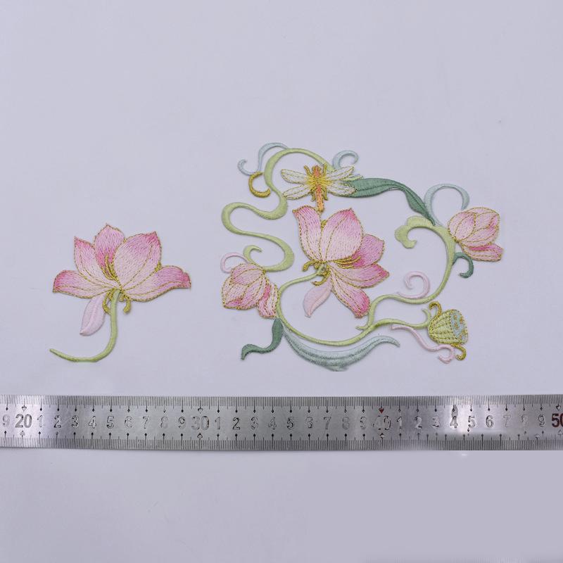 1Pcs Iron On Embroidered Flowe - Applique Patch Flower 리뷰 및 가격