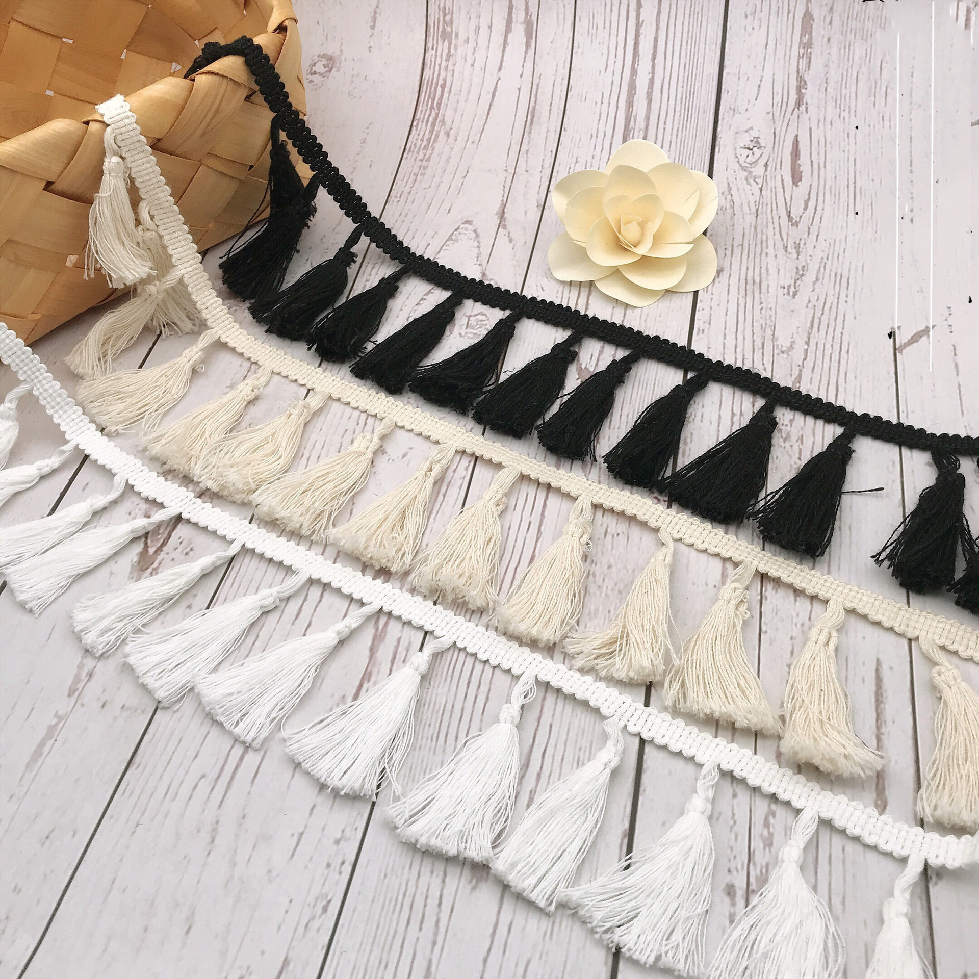 3Yards/Lot Cotton Fabrics Brai - Lace Ribbon Trim 리뷰 및 가격