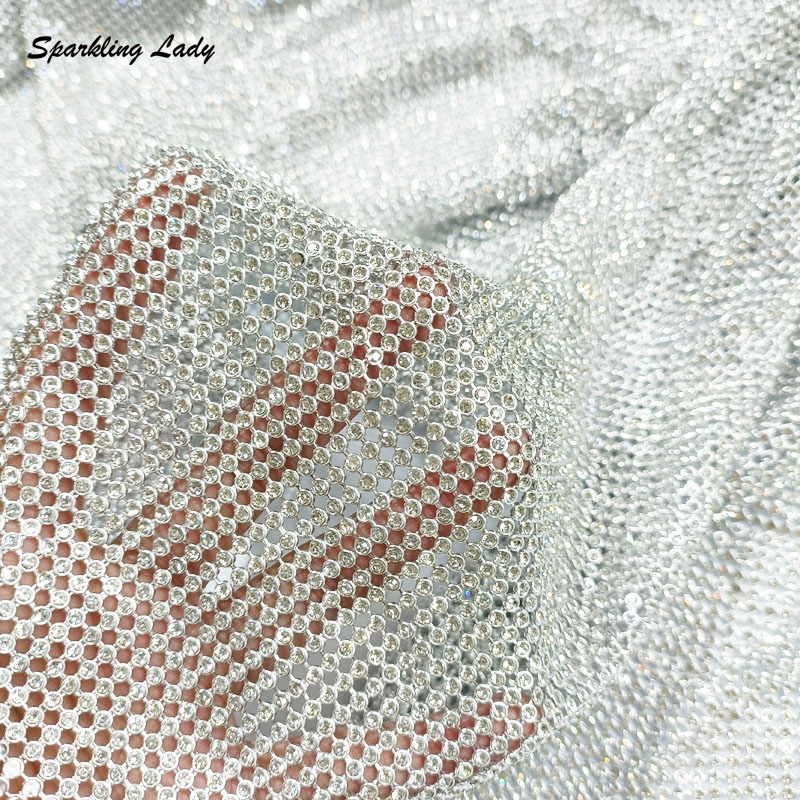 3MM Fashion Metal Rhinestone F - Crystal Mesh Fabric 리뷰 및 가격