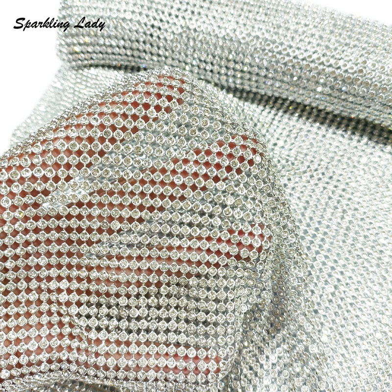 3MM Fashion Metal Rhinestone F - Crystal Mesh Fabric 리뷰 및 가격