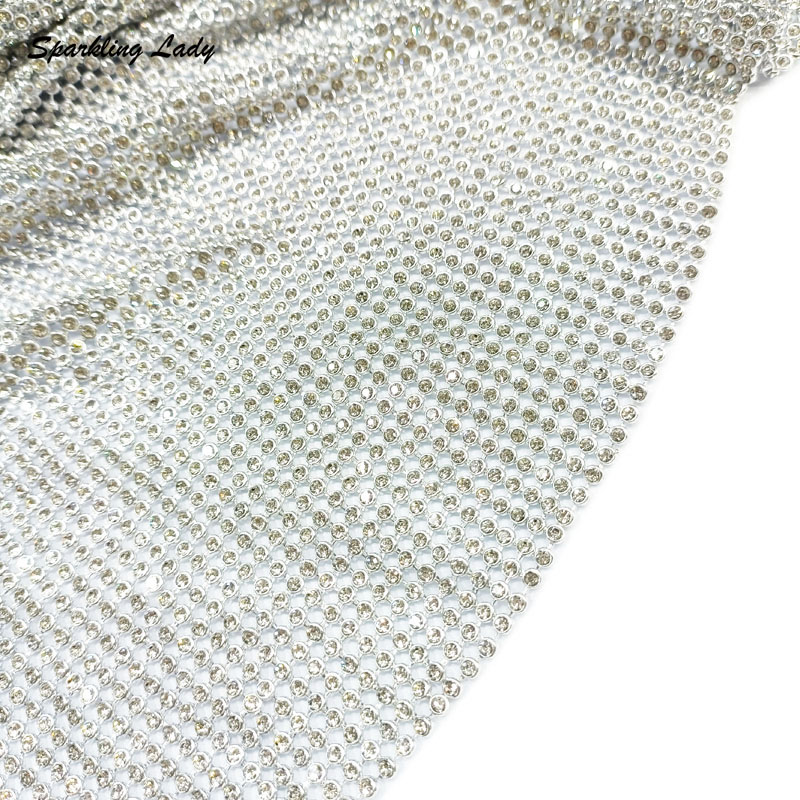 3MM Fashion Metal Rhinestone F - Crystal Mesh Fabric 리뷰 및 가격