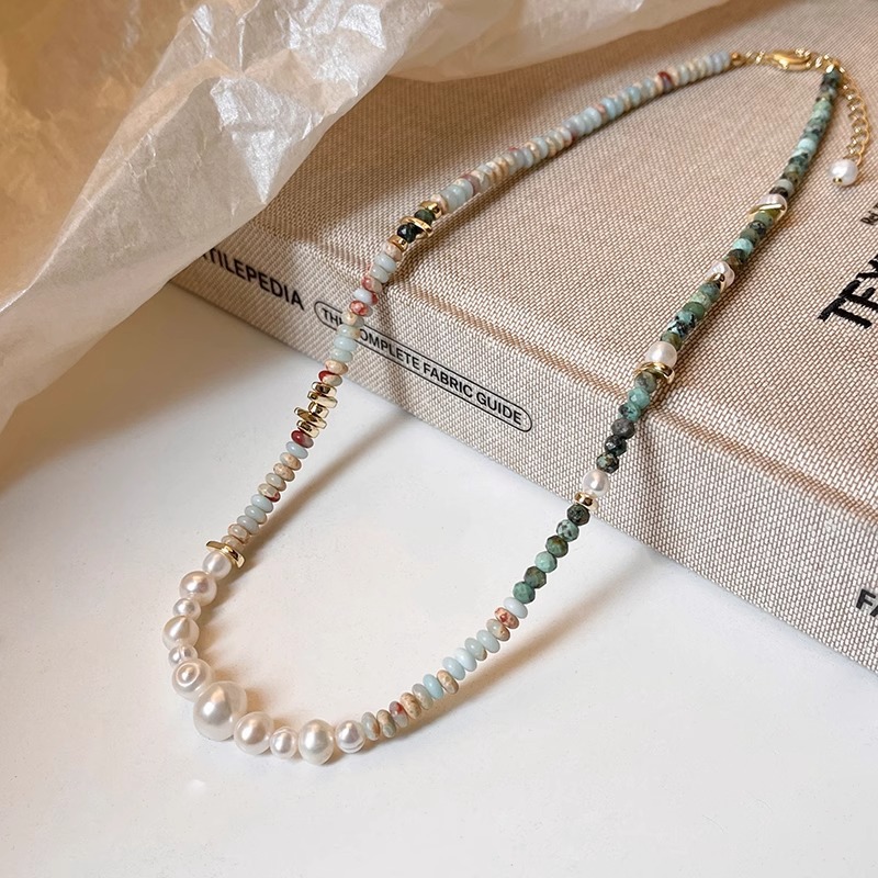 New Arrival Trendy Mixed Color - Pearl Trim Chain 리뷰 및 가격