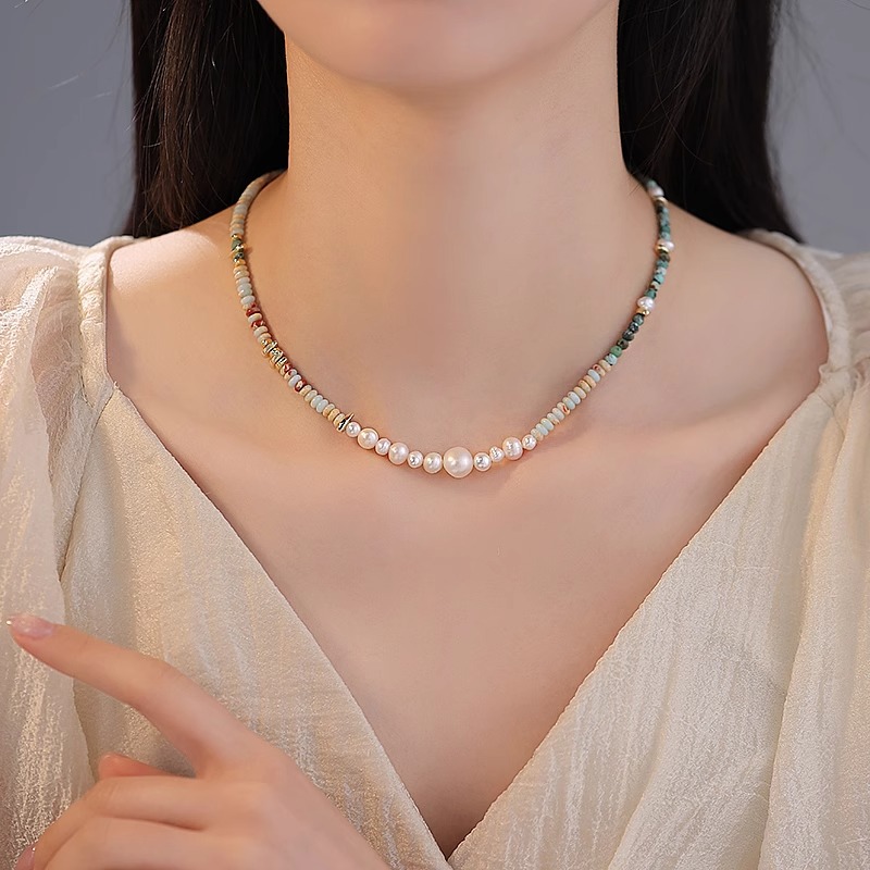 New Arrival Trendy Mixed Color - Pearl Trim Chain 리뷰 및 가격