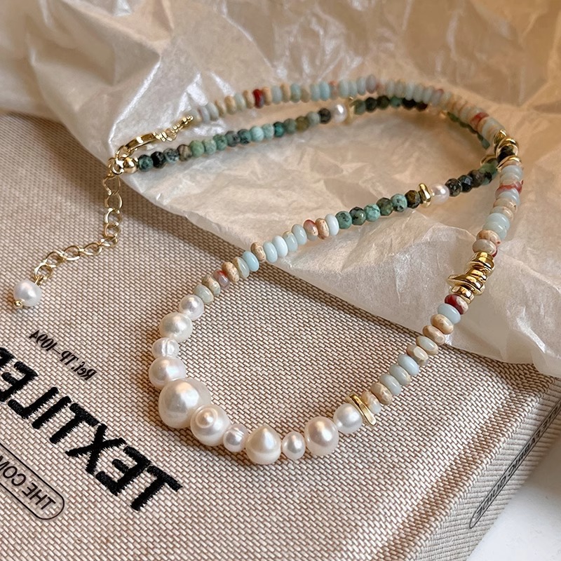 New Arrival Trendy Mixed Color - Pearl Trim Chain 리뷰 및 가격