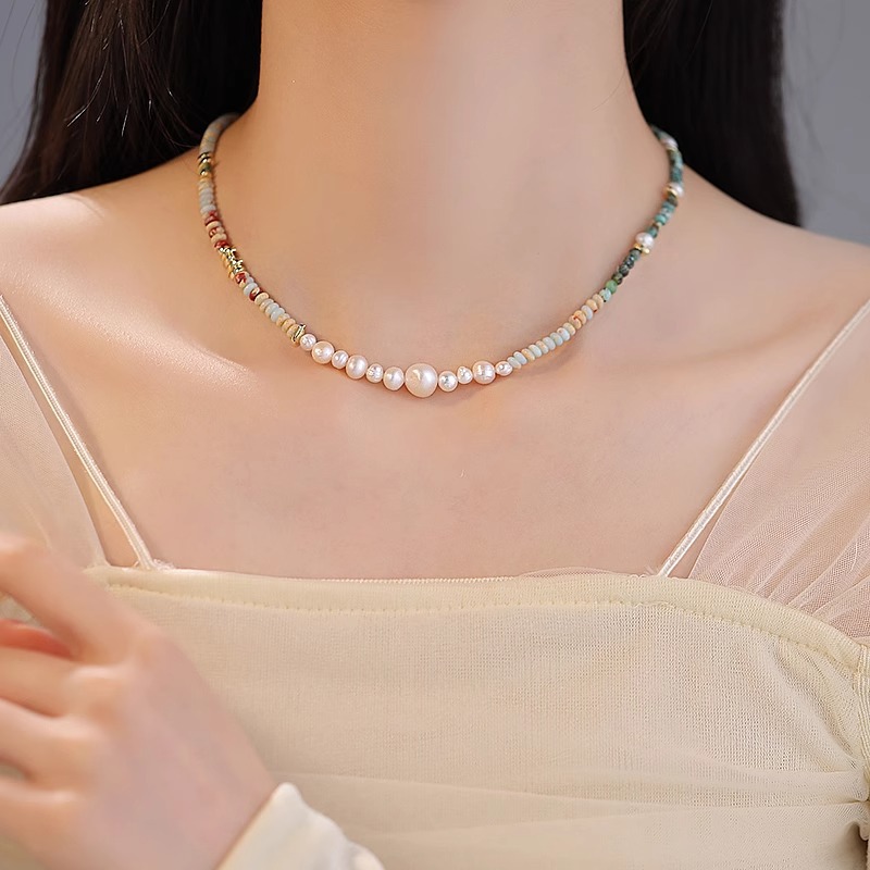 New Arrival Trendy Mixed Color - Pearl Trim Chain 리뷰 및 가격