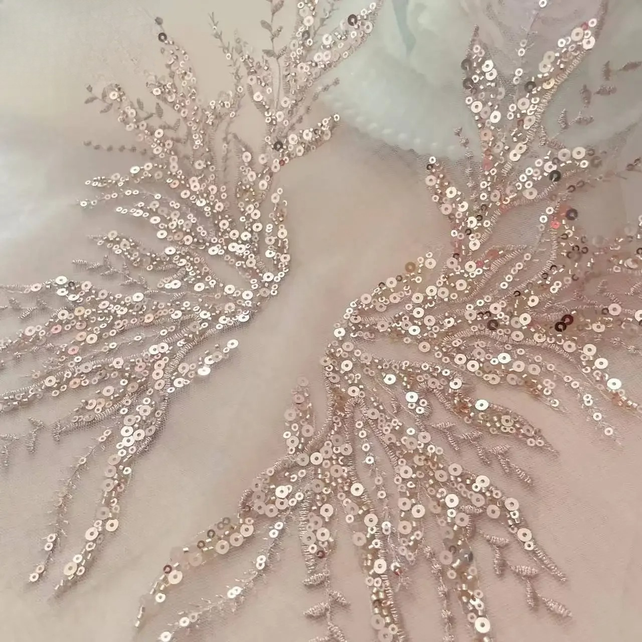 5Pair-2Pair.Rose Gold Sequin T - Applique Patch Flower 리뷰 및 가격