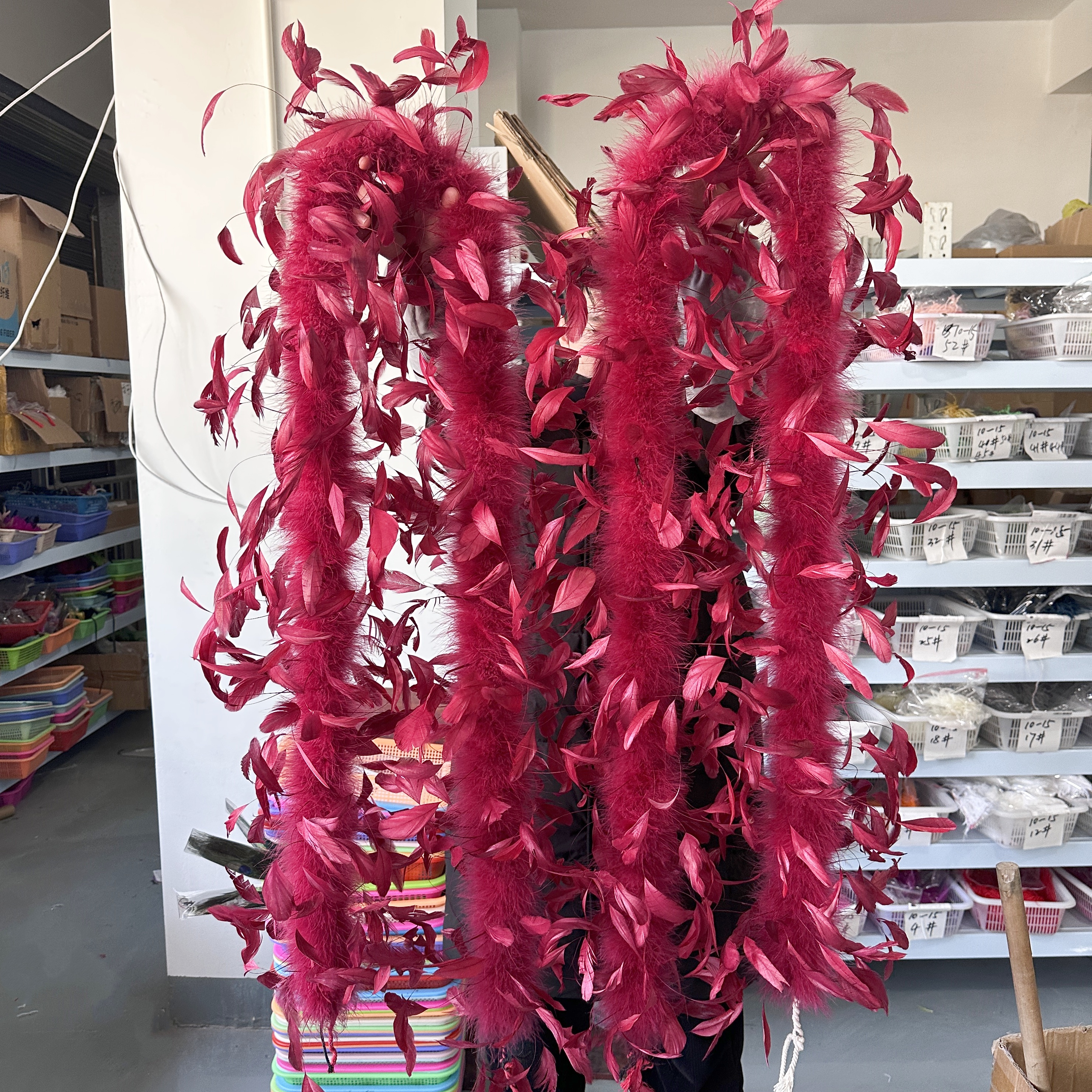 2Meter Burgundy Turkey Marabou - Feather Trim Marabou 리뷰 및 가격
