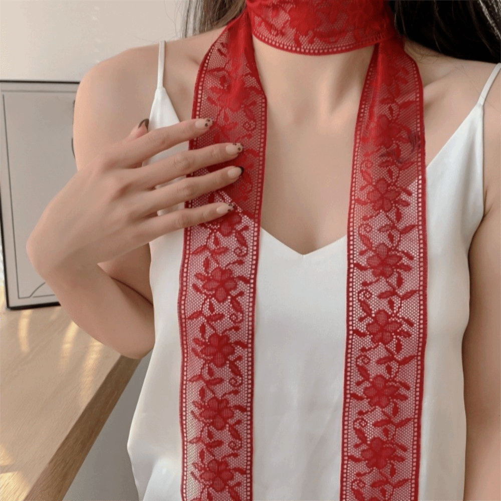 Stylish Floral Lace Printed Sc - Lace Ribbon Trim 리뷰 및 가격