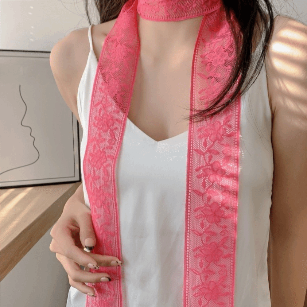 Stylish Floral Lace Printed Sc - Lace Ribbon Trim 리뷰 및 가격