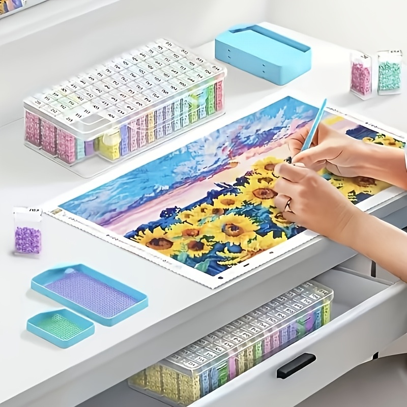 1/2/3/4Pack 64gird Diamond Pai - Craft Embellishment Storage 리뷰 및 가격