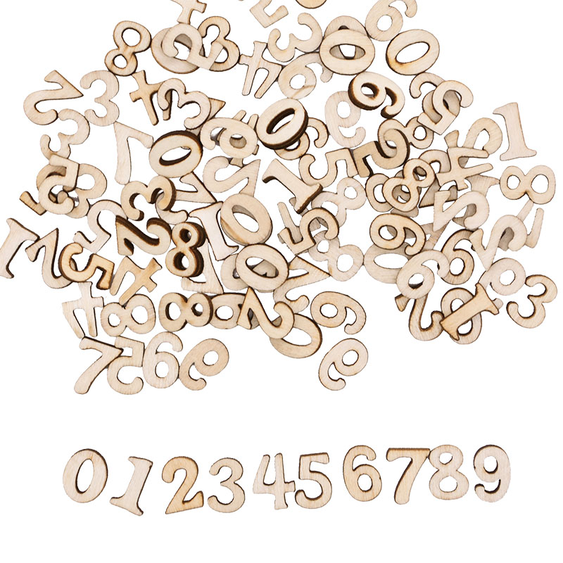 100pcs Letters Wooden Alphabet - Embellishments For Scrapbooking 리뷰 및 가격