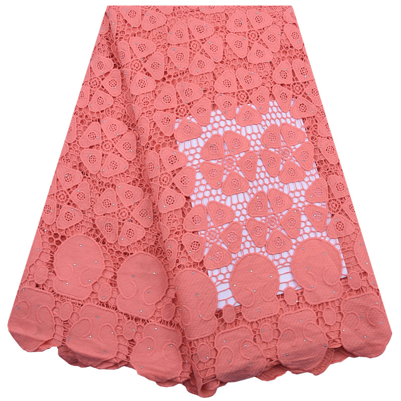 African Guipure Lace Fabric Wi - Crystal Mesh Fabric 리뷰 및 가격