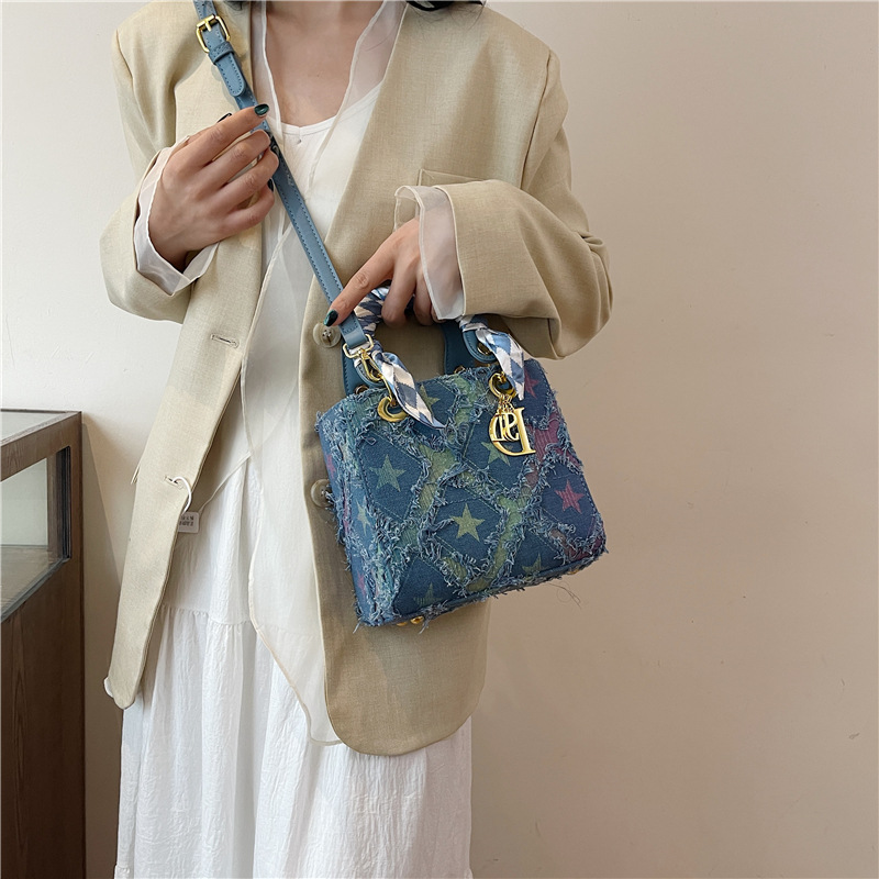 Y2K Women's New Denim Star Han - Craft Embellishment Storage 리뷰 및 가격