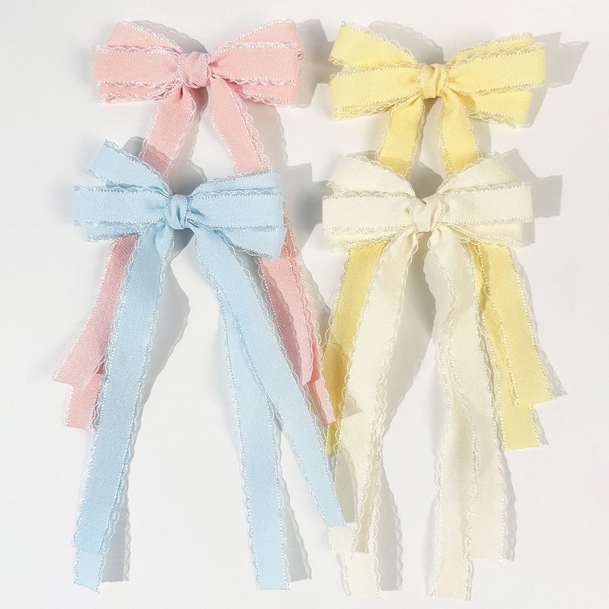 Bulk 20pc Long Tassel Hair Cli - Lace Ribbon Trim 리뷰 및 가격