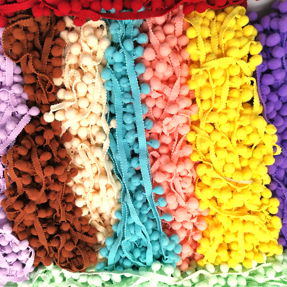 1-5yard Pom pom Fringe Lace Ri - Fringe Ribbon Sewing 리뷰 및 가격