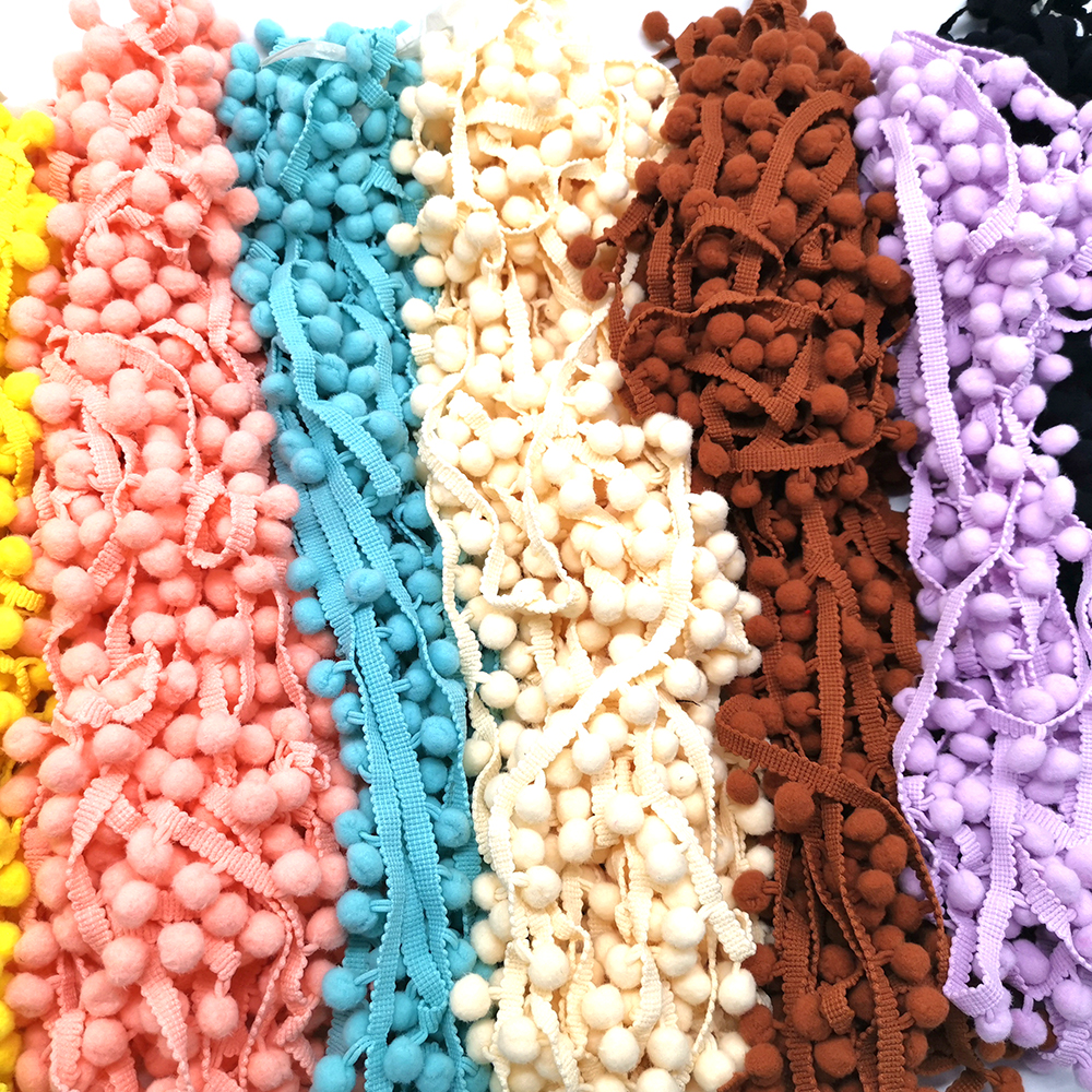 1-5yard Pom pom Fringe Lace Ri - Fringe Ribbon Sewing 리뷰 및 가격