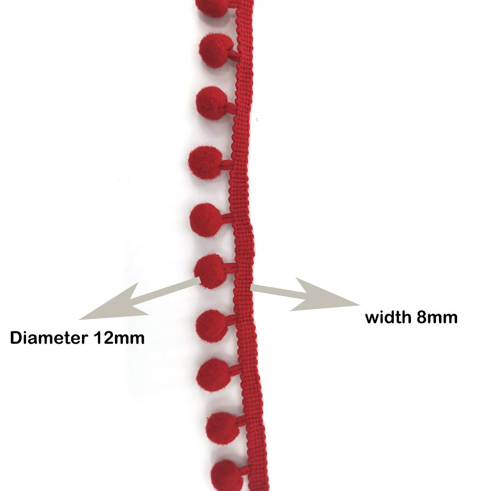 1-5yard Pom pom Fringe Lace Ri - Fringe Ribbon Sewing 리뷰 및 가격