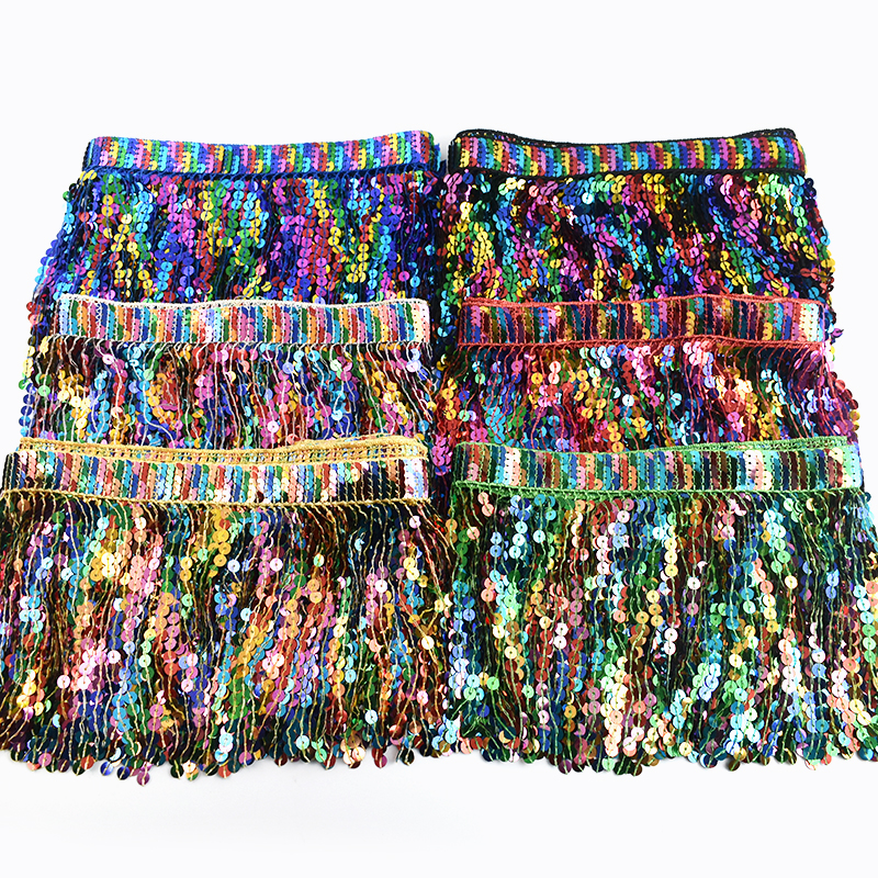 5/10Yards Sequin Fringe Tassel - Fringe Ribbon Sewing 리뷰 및 가격