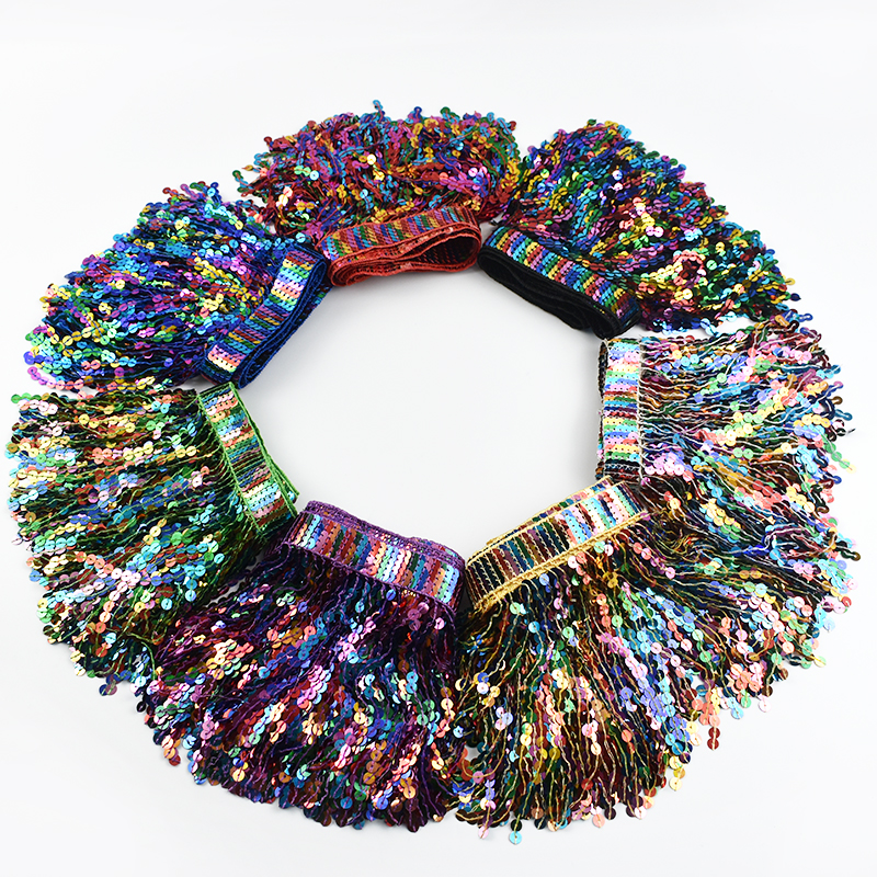 5/10Yards Sequin Fringe Tassel - Fringe Ribbon Sewing 리뷰 및 가격
