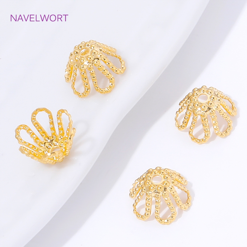 18K Gold Plated Spacer Beads C - Embellishment Crafts 리뷰 및 가격