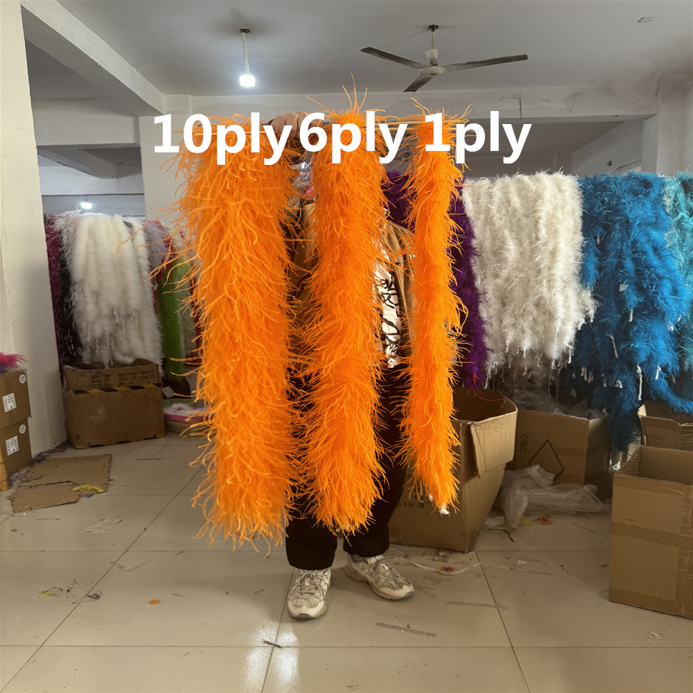 Natural Ostrich Feather Boa 1  - Feather Trim Marabou 리뷰 및 가격