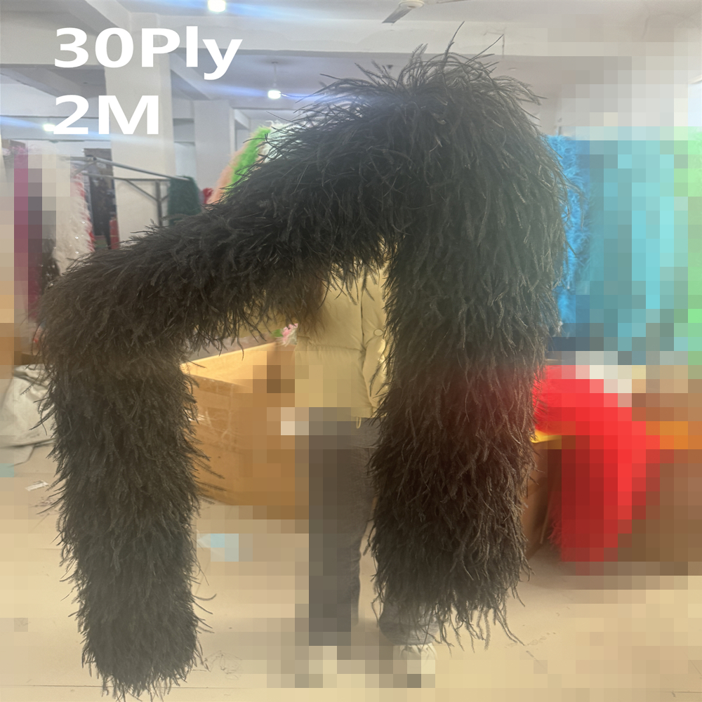 Natural Ostrich Feather Boa 1  - Feather Trim Marabou 리뷰 및 가격