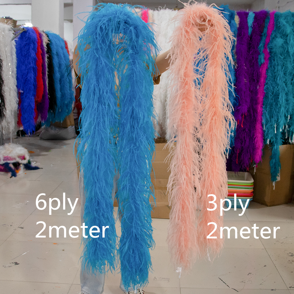 Natural Ostrich Feather Boa 1  - Feather Trim Marabou 리뷰 및 가격