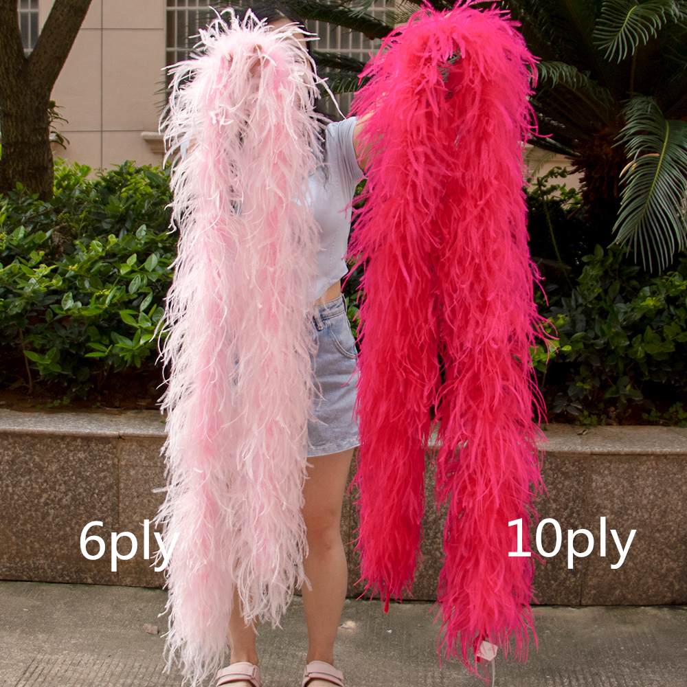 Natural Ostrich Feather Boa 1  - Feather Trim Marabou 리뷰 및 가격