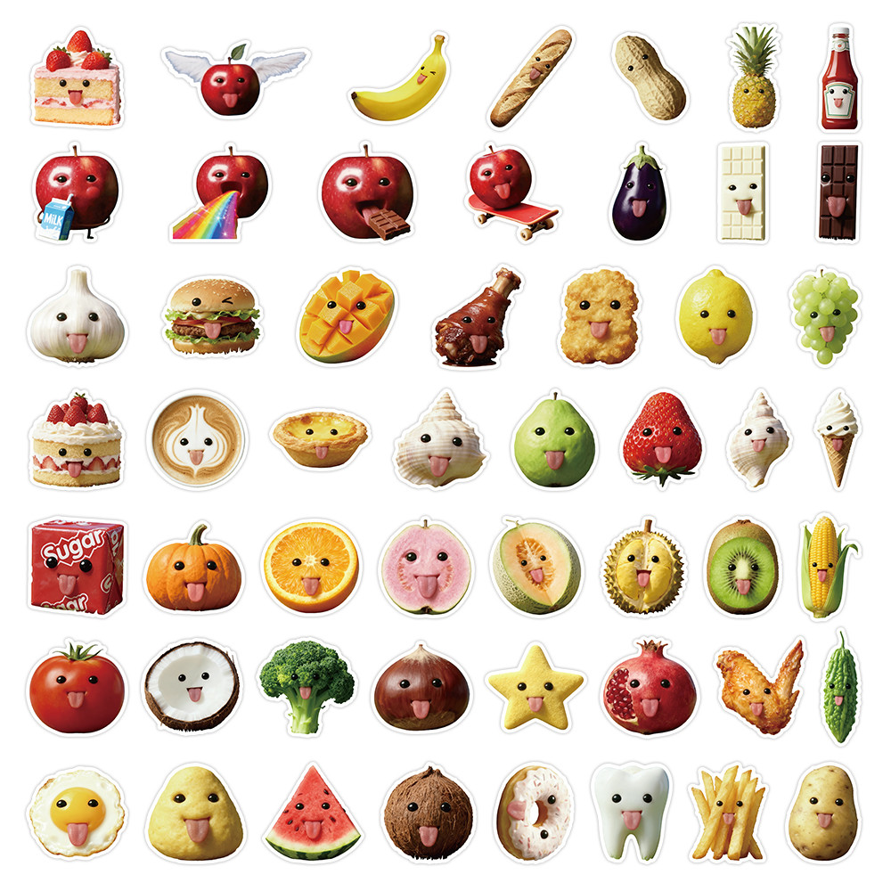 53 Pcs Abstract Art Style Food - Craft Embellishment World 리뷰 및 가격