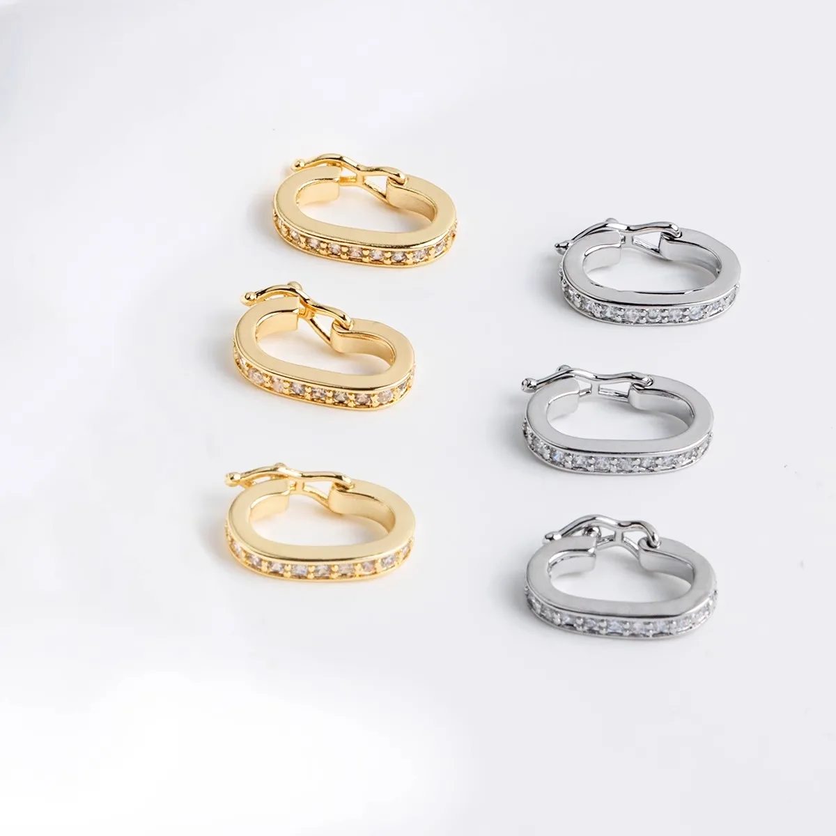 18K Real Gold Plated Micro Zir - Pearl Trim Chain 리뷰 및 가격