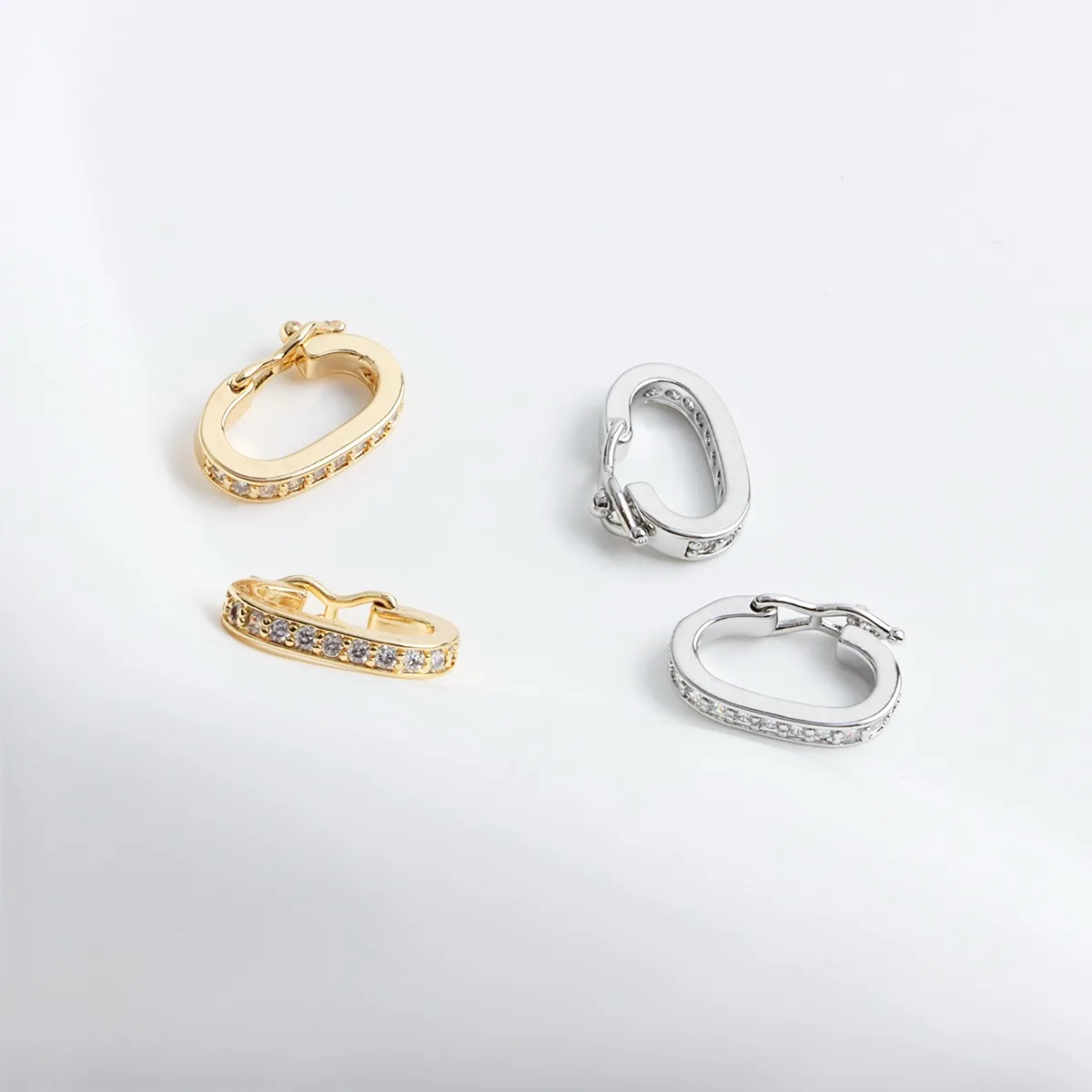 18K Real Gold Plated Micro Zir - Pearl Trim Chain 리뷰 및 가격