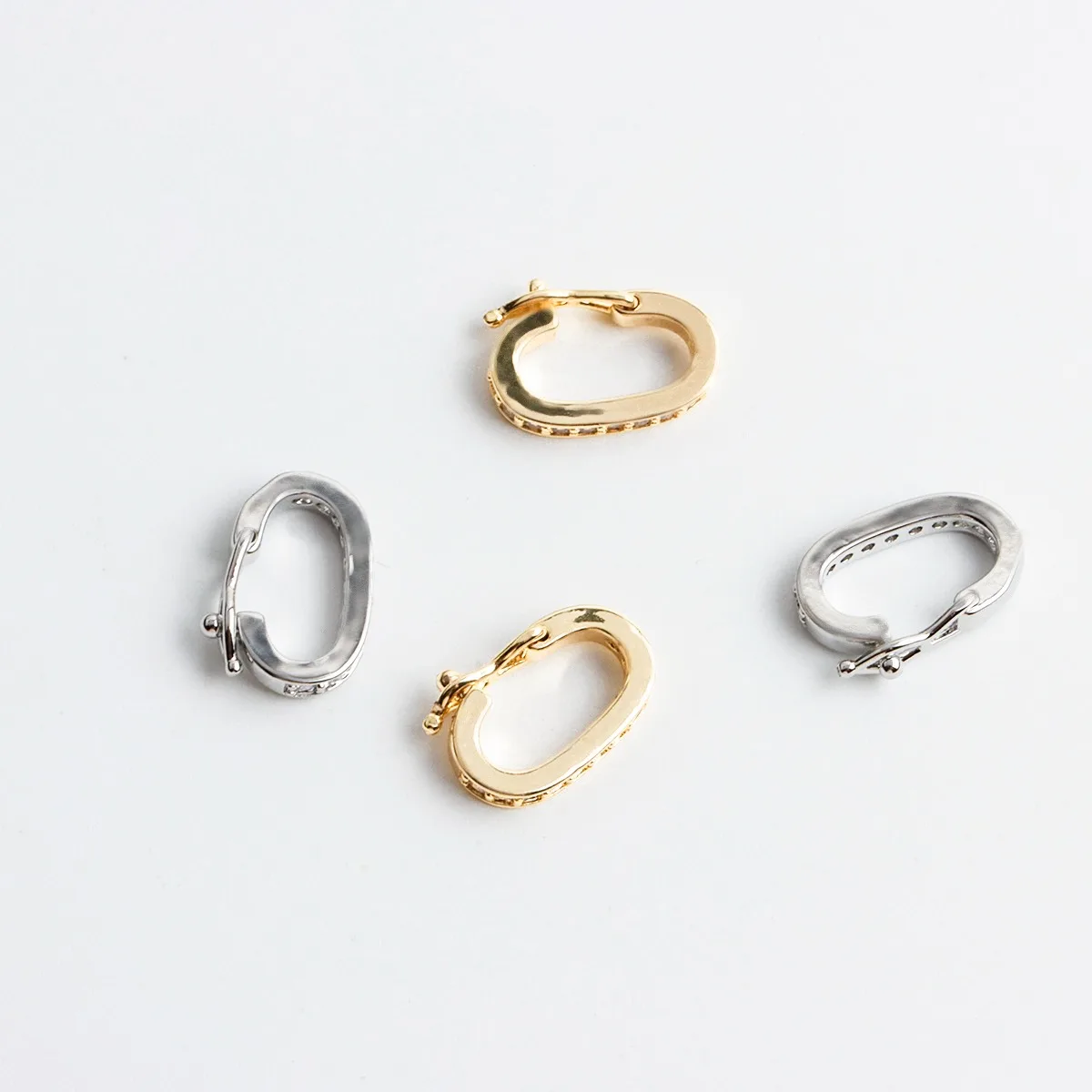 18K Real Gold Plated Micro Zir - Pearl Trim Chain 리뷰 및 가격