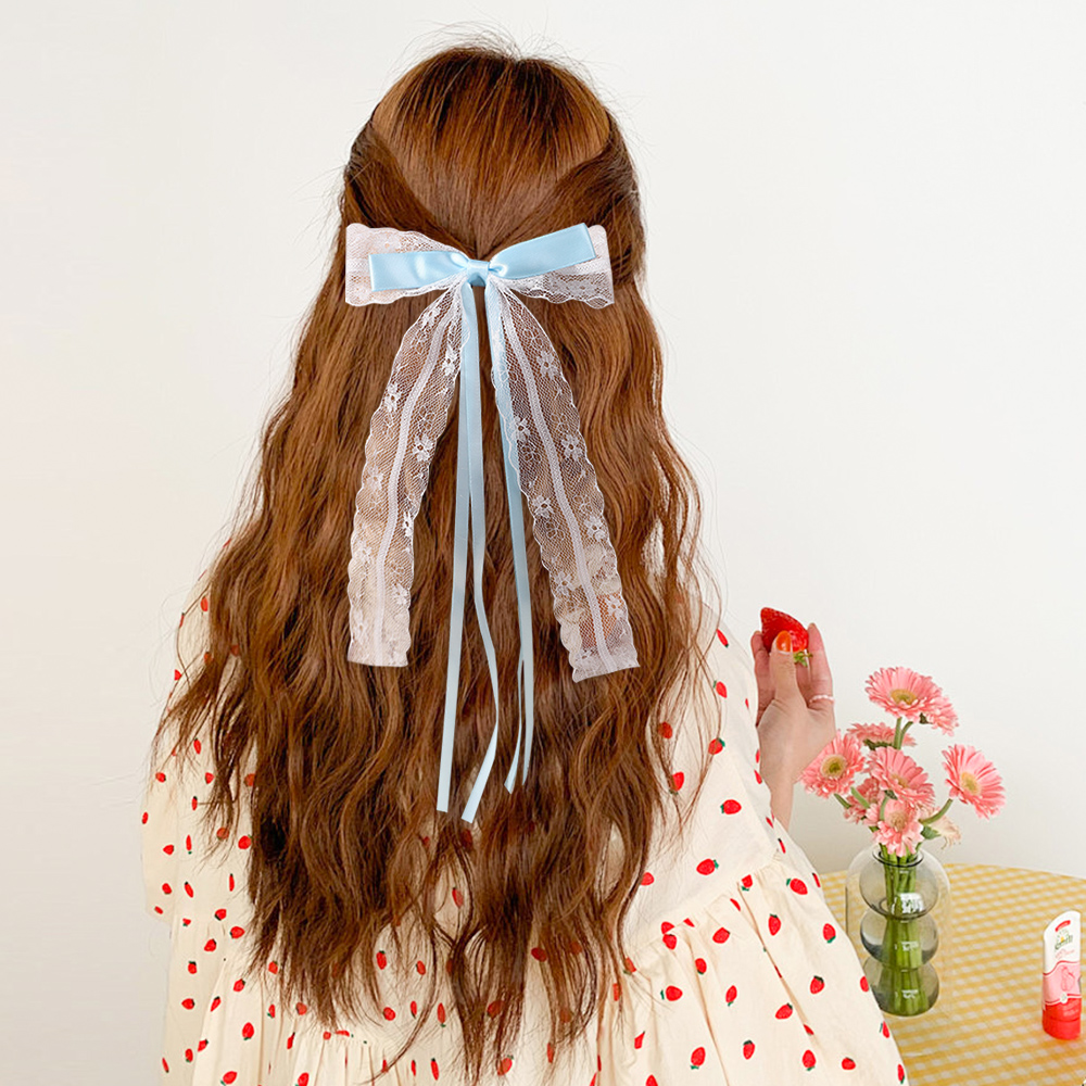 Korean Style Pink Blue Lace Bo - Tassel Fringe Trim 리뷰 및 가격