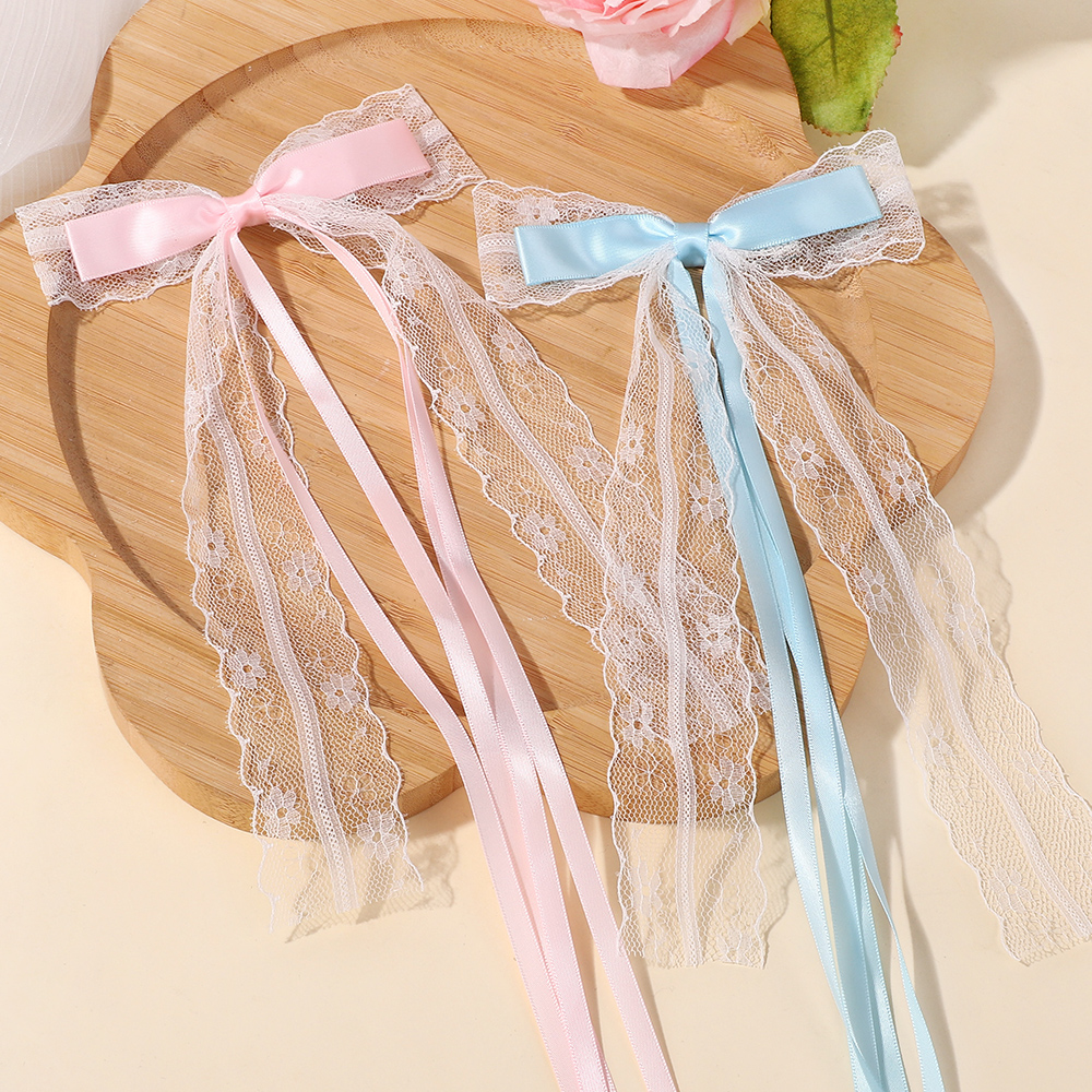 Korean Style Pink Blue Lace Bo - Tassel Fringe Trim 리뷰 및 가격