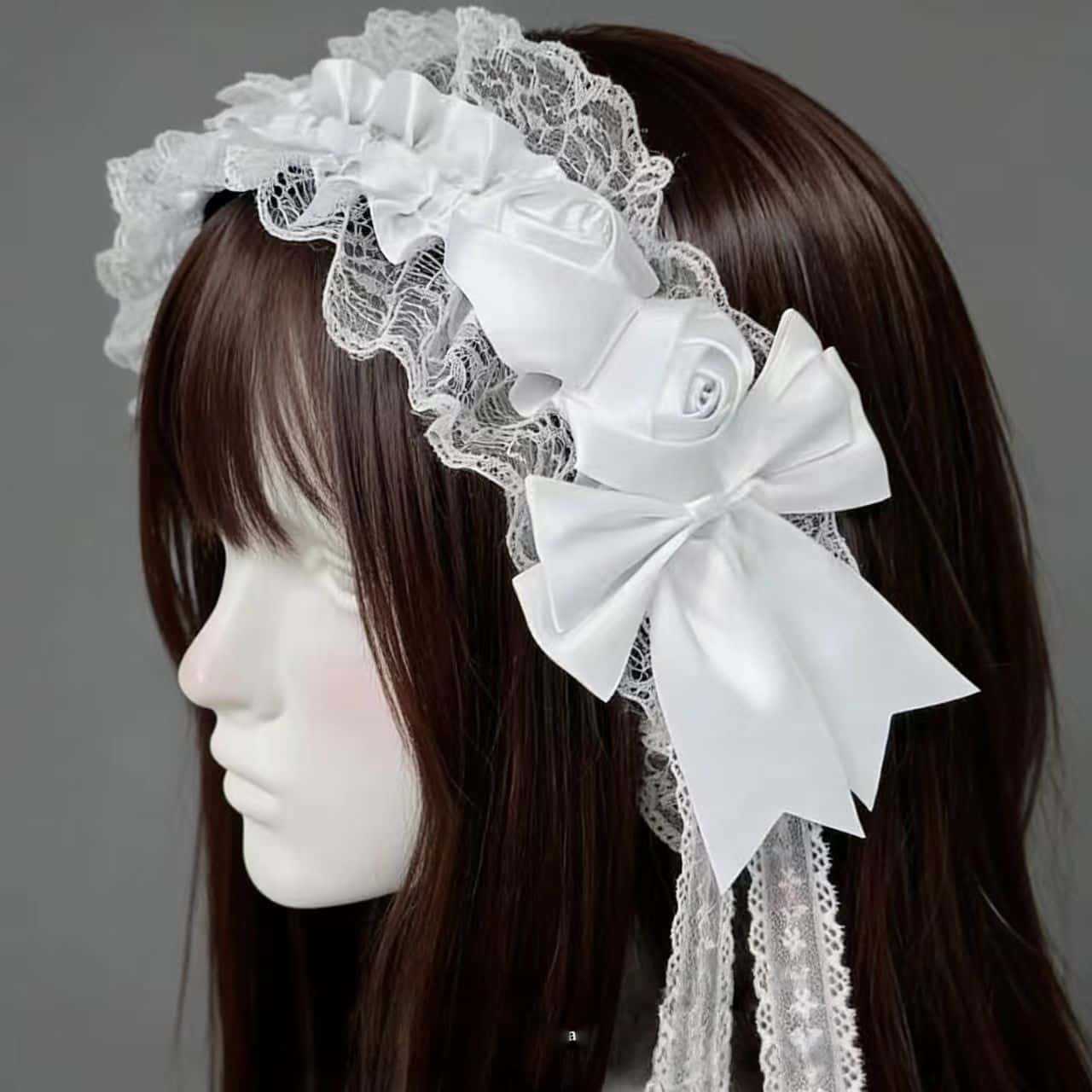 Gothic Lolita Lace Headbands f - Tassel Fringe Trim 리뷰 및 가격